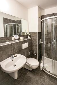 Koupelna v ubytování Hotel "Zur Mühle"