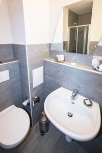 Koupelna v ubytování Hotel "Zur Mühle"