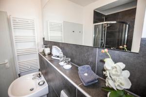 Koupelna v ubytování Hotel "Zur Mühle"