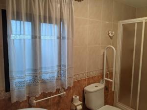Koupelna v ubytování Hostal Moraima
