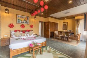 Ένα ή περισσότερα κρεβάτια σε δωμάτιο στο Bar Peepal Resort