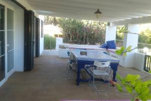 Balkón nebo terasa v ubytování Preciosa casa en primera línea del mar