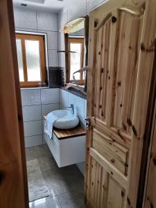 Koupelna v ubytování Pansion House Prijeboj