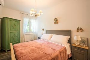 Villa Cinzia-150 mt from the beach客房内的一张或多张床位