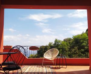 A balcony or terrace at Villa Vittorio - Splendid panoramic sea view terrace