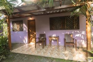 Αίθριο ή υπαίθριος χώρος στο Casa Violeta Beach House in Punta Uva