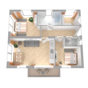 wykonanie planu piętra domu w obiekcie Chalet Arena w mieście Zell am Ziller