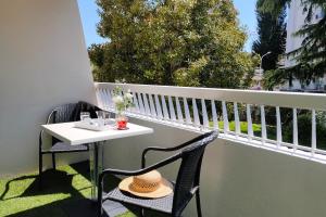 Balkon atau teras di Hôtel Victoria
