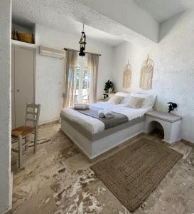 Cama o camas de una habitación en Achlia Apartments