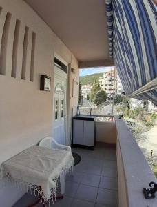 Postel nebo postele na pokoji v ubytování Apartement Igalo Center
