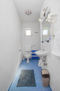 Koupelna v ubytování Apartmani Horvat