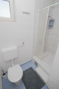 Koupelna v ubytování Apartmani Horvat