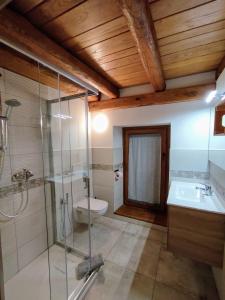 Koupelna v ubytování B&B Al Vecchio Torchio