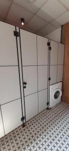 Koupelna v ubytování Kraków Chilli Hostel
