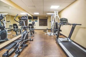 a room filled with lots of different types of equipment at La Quinta by Wyndham Ely in Ely