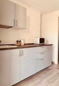 A kitchen or kitchenette at DEPENDANCE LAZISE LAGO DI GARDA