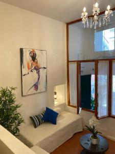 Posezení v ubytování La Verde di Vernazza - Art Studio - AC&WiFi - Vernazzarentals