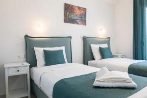 Ένα ή περισσότερα κρεβάτια σε δωμάτιο στο Villa Mira