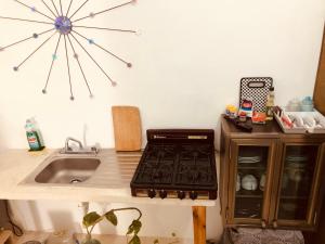 Kuchyň nebo kuchyňský kout v ubytování Casa Universo Holbox