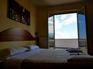 Letto o letti in una camera di Hotel Panorama