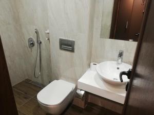 Koupelna v ubytování Hotel Ponti