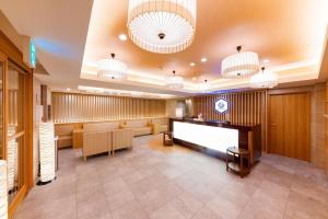 The lobby or reception area at GOLD STAY Nagoya Sakae ゴールドステイ名古屋栄