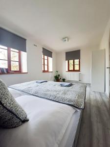 Postel nebo postele na pokoji v ubytování Apartmán Špálovka