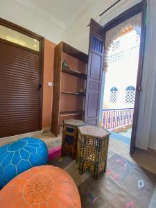 Area soggiorno di Riad Jbara