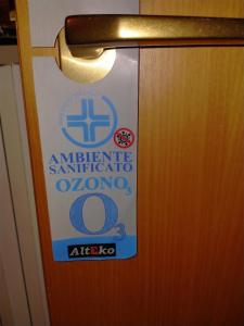 Certifikát, hodnocení, plakát nebo jiný dokument vystavený v ubytování Aurora