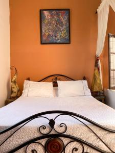 Letto o letti in una camera di Riad Jbara