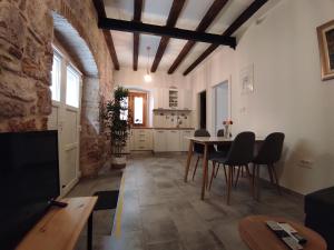 TV a/nebo společenská místnost v ubytování Apartments Bepi