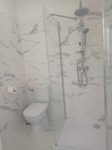 Koupelna v ubytování Veronika Rooms