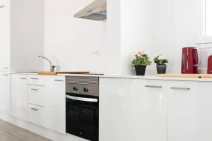 Kuchnia lub aneks kuchenny w obiekcie Apartamento Aguaviva, tu lugar al lado del Océano