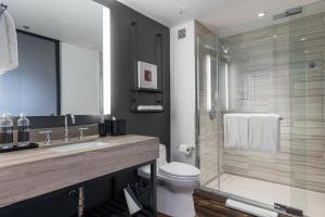 Shashi Hotel Mountain View Palo Alto的一间浴室