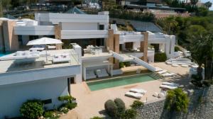 an aerial view of a building with a swimming pool at Mirage Ibiza in Ibiza Town
