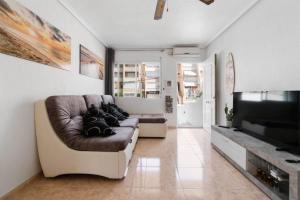 Telewizja i/lub zestaw kina domowego w obiekcie Villa-Capricho Playa - Zeus