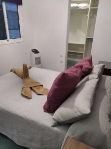 Кровать или кровати в номере Casa Adeyu 2