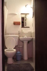 Vonios kambarys apgyvendinimo įstaigoje Hosteria La Estacion
