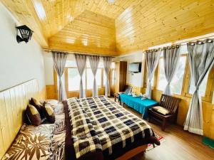 Postel nebo postele na pokoji v ubytování La Voglia-Old Manali
