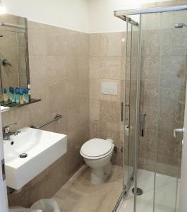 Koupelna v ubytování Hotel Morandi