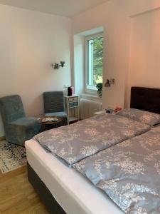 Łóżko lub łóżka w pokoju w obiekcie Nefer, Haus