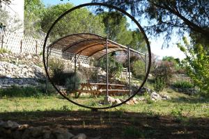 Jardin de l'établissement L'OlivierBlanc