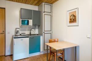 Kuchyň nebo kuchyňský kout v ubytování Ministudio - Apartments Joensuu