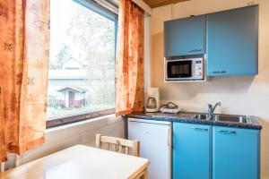 Kuchyň nebo kuchyňský kout v ubytování Ministudio - Apartments Joensuu