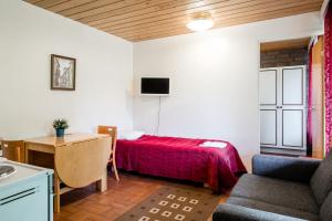 Postel nebo postele na pokoji v ubytování Ministudio - Apartments Joensuu