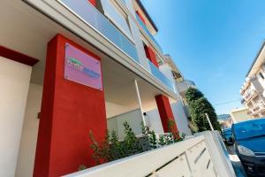 The building in which a panziókat is located