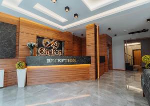 Certifikát, hodnocení, plakát nebo jiný dokument vystavený v ubytování City Port Hotel Trabzon