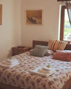 מיטה או מיטות בחדר ב-Amanet House Zasavica