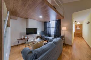 Televízia a/alebo spoločenská miestnosť v ubytovaní Holidays2Malaga Soho Penthouse