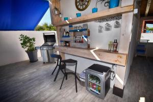 Lounge nebo bar v ubytování Resort Renjeland